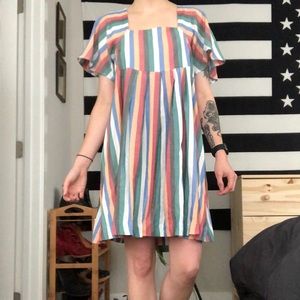 Square Neck Mini Dress from Madewell